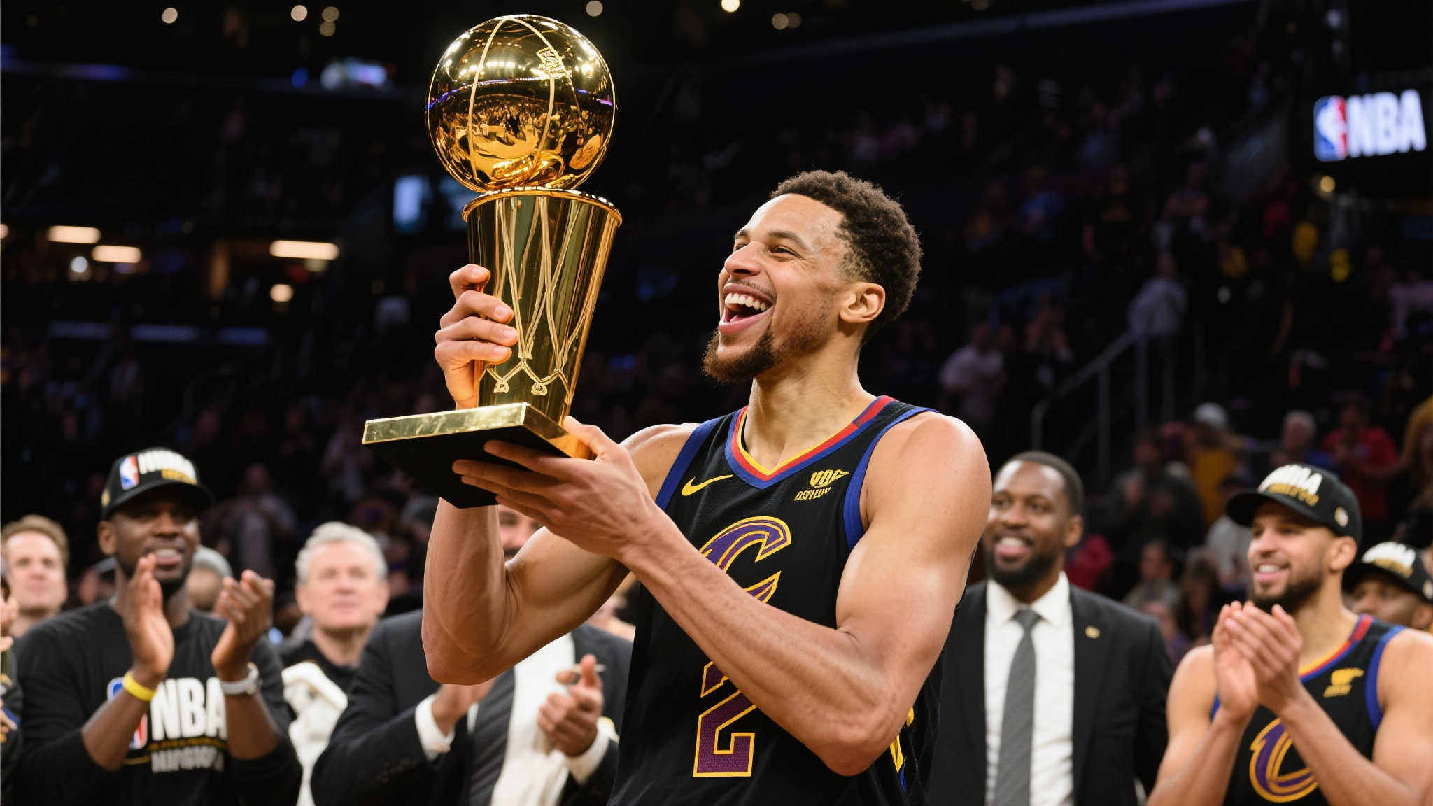 荣耀时刻!NBA官方展现杰威捧起总冠军奖杯的喜悦瞬间 荣耀时刻!NBA官方展现杰威捧起总冠军奖杯的喜悦瞬间